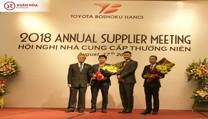 toyota-boshoku-trao-giai-thuong-nha-cung-cap-tot-nhat-nam-2017-cho-xuan-hoa